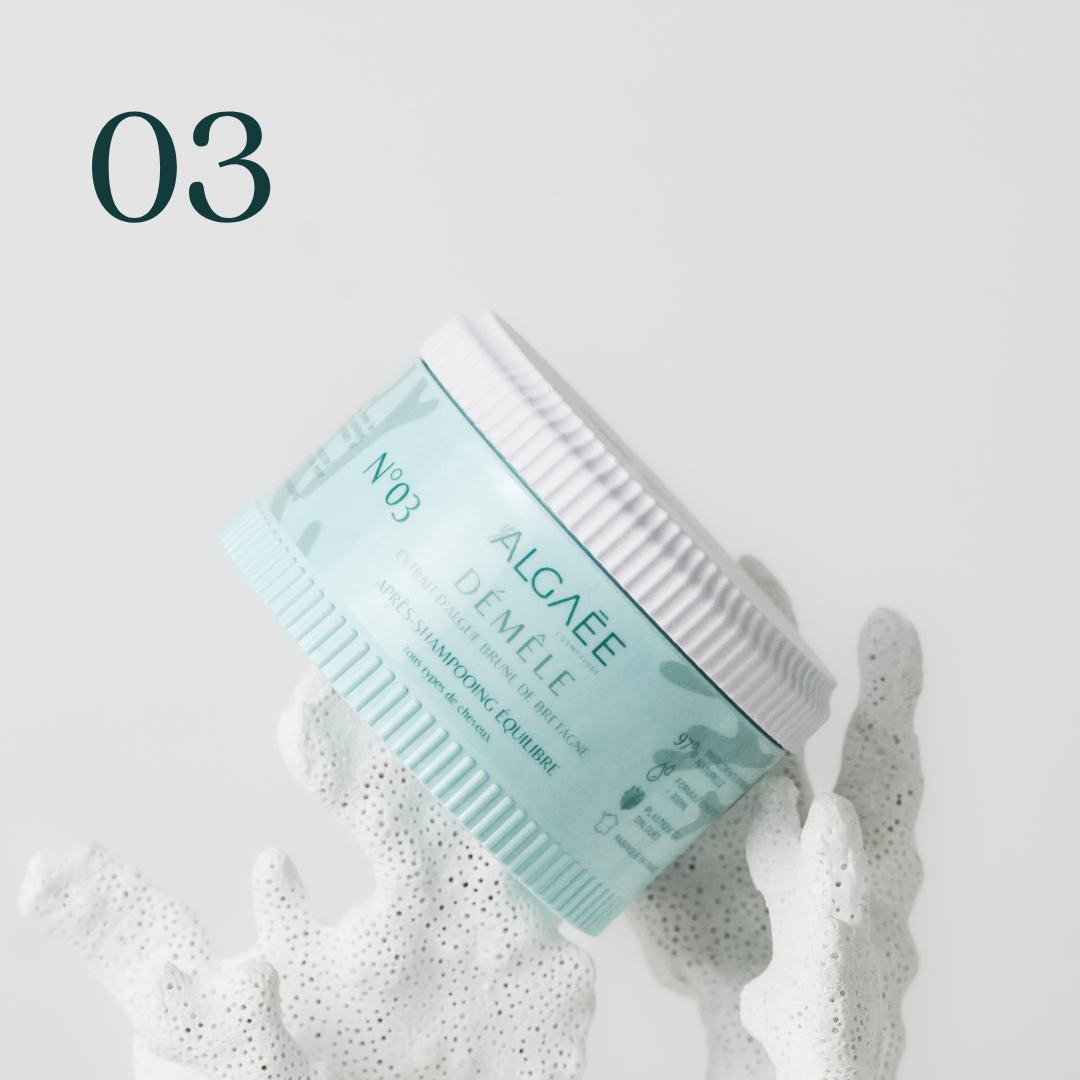 Pot de l’après-shampooing concentré N°03 DÉMÊLE ALGAÉE.